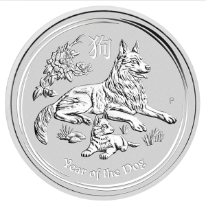 Perth Mint 2018 Lunar Dog Silver Coin - 10oz Perth Mint 2018 Lunar Dog Silver Coin - 10oz
