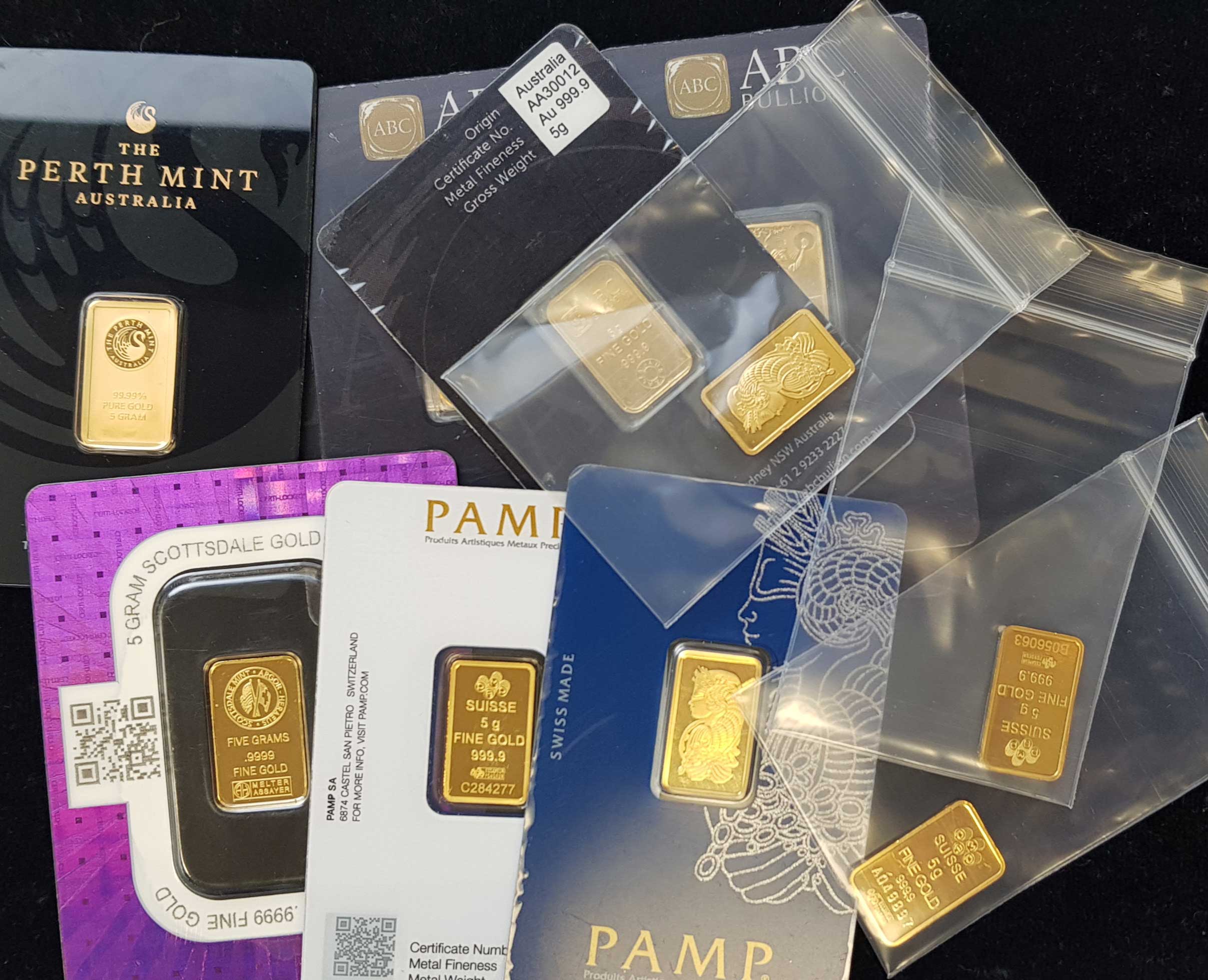 Low Premium Gold - 5g (Minted, With/without packaging)