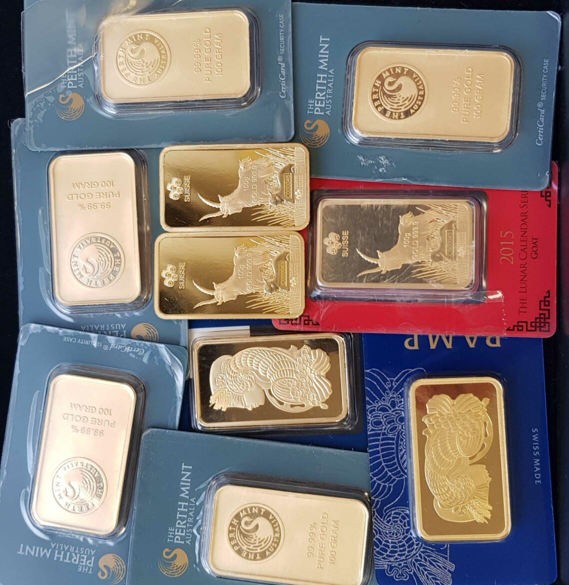Low Premium Gold - 100g (Minted, With/without packaging)