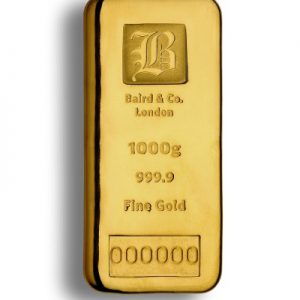 Baird and Co Cast Gold Bar - 1kg Baird and Co Cast Gold Bar - 1kg