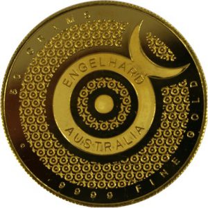 Engelhard Australia Minted Gold Round - 50g Engelhard Australia Minted Gold Round - 50g