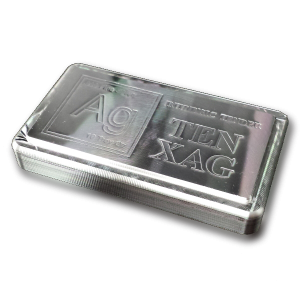 Intrinsic Tender TEN XAG Stacker 10oz Silver Bar Intrinsic Tender TEN XAG Stacker 10oz Silver Bar