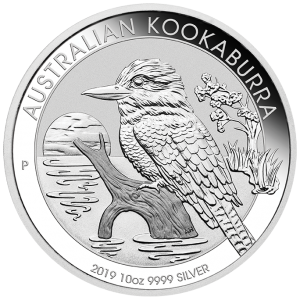 Perth Mint 2019 Kookaburra Silver Coin - 10oz Perth Mint 2019 Kookaburra Silver Coin - 10oz