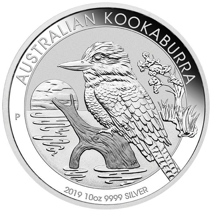 Perth Mint 2019 Kookaburra Silver Coin - 10oz Perth Mint 2019 Kookaburra Silver Coin - 10oz