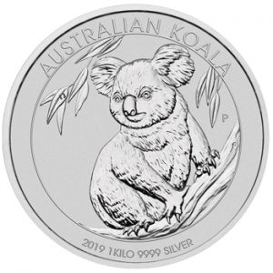 Perth Mint 2019 Koala Silver Coin - 1kg Perth Mint 2019 Koala Silver Coin - 1kg