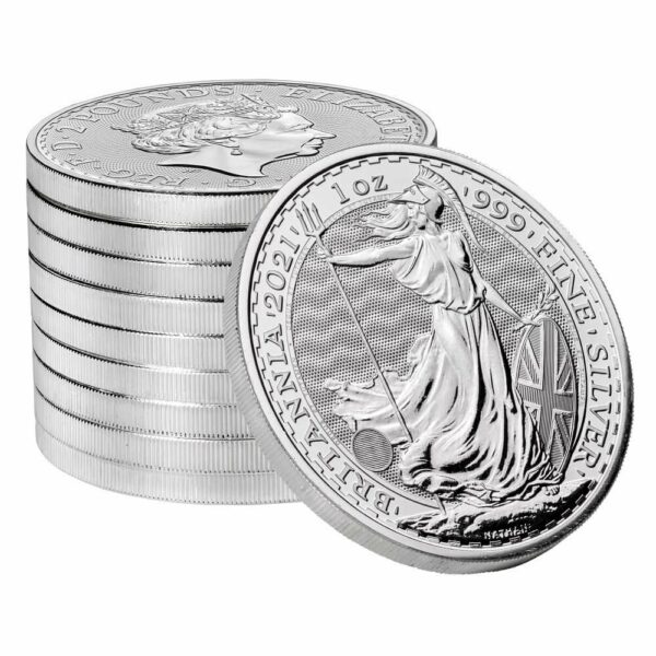 Royal Mint 2021 Britannia Silver Coin - 1oz (Non-Capsulated)
