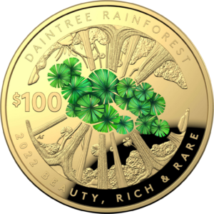 Royal Australian Mint 1oz Daintree Rainforest Gold Coin – In Capsule Only