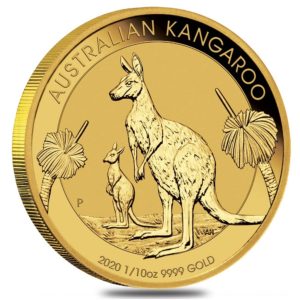 Perth Mint 2020 Kangaroo Gold Coin - 1/10oz Perth Mint 2020 Kangaroo Gold Coin - 1/10oz