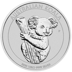 Perth Mint 2020 Koala Silver Coin - 1kg Perth Mint 2020 Koala Silver Coin - 1kg