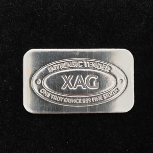 Intrinsic Tender XAG Cast Silver Bar - 1oz