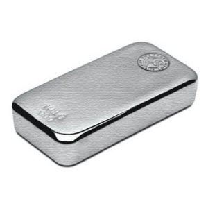 Perth Mint Cast Silver Bar - 1kg