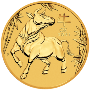 Perth Mint 2021 Lunar Ox Gold Coin - 1/20oz Perth Mint 2021 Lunar Ox Gold Coin - 1/20oz