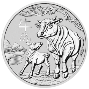 Perth Mint 2021 Lunar Ox Silver Coin - 1/2oz Perth Mint 2021 Lunar Ox Silver Coin - 1/2oz