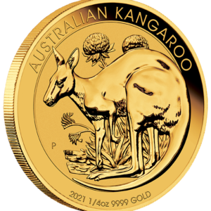 Perth Mint 2021 Kangaroo Gold Coin - 1/4oz Perth Mint 2021 Kangaroo Gold Coin - 1/4oz