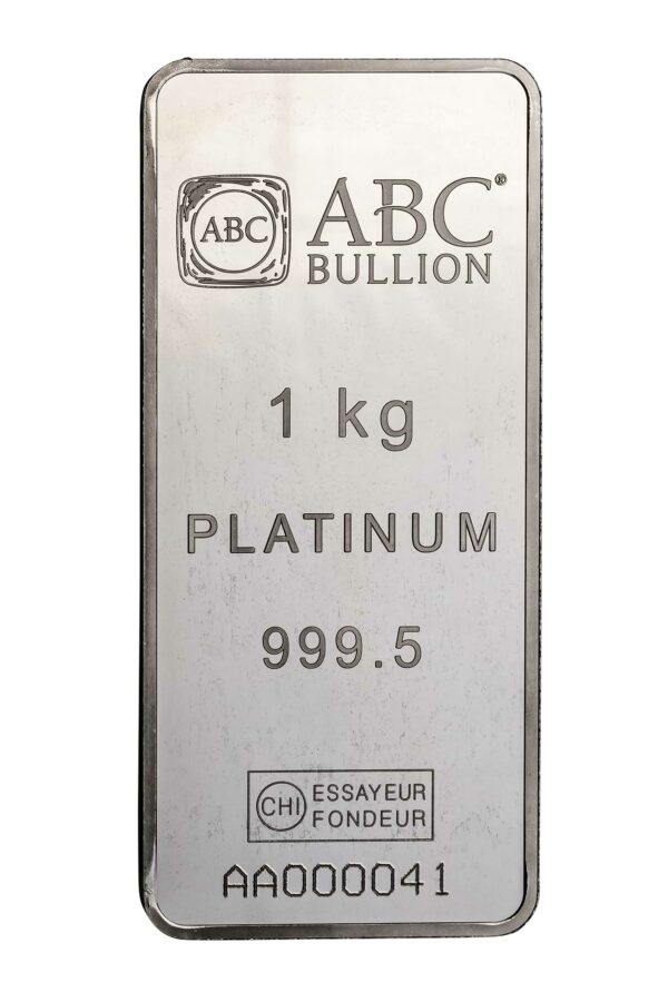 ABC Platinum Minted Bar - 1kg