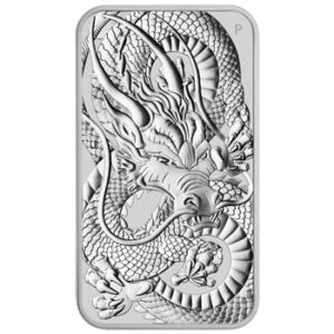 Perth Mint 2021 Rectangular Dragon Silver Coin - 1oz (Non-Capsulated) Perth Mint 2021 Rectangular Dragon Silver Coin - 1oz (Non-Capsulated)