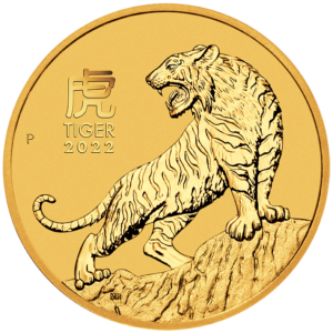 Perth Mint 2022 Lunar Tiger Gold Coin - 1oz