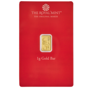 Royal Mint Henna Minted Gold Bar - 1g