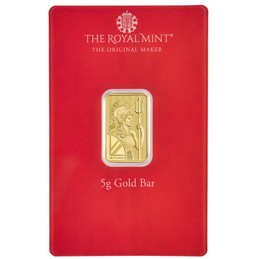 Royal Mint Henna Minted Gold Bar - 5g
