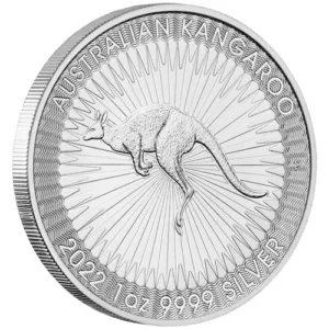 Perth Mint 2022 Kangaroo Silver Coin - 1 oz (Volume Discount Available)