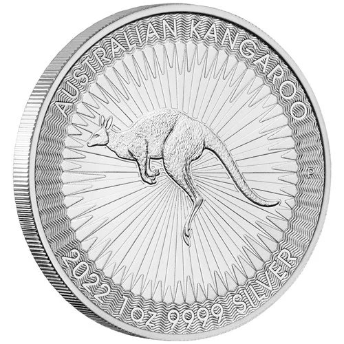 Perth Mint 2022 Kangaroo Silver Coin - 1 oz (Volume Discount Available)