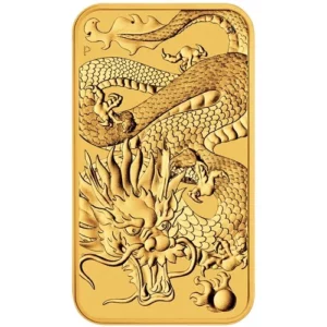 Perth Mint 2022 Dragon Rectangular Gold Coin - 1 oz Perth Mint 2022 Dragon Rectangular Gold Coin - 1 oz