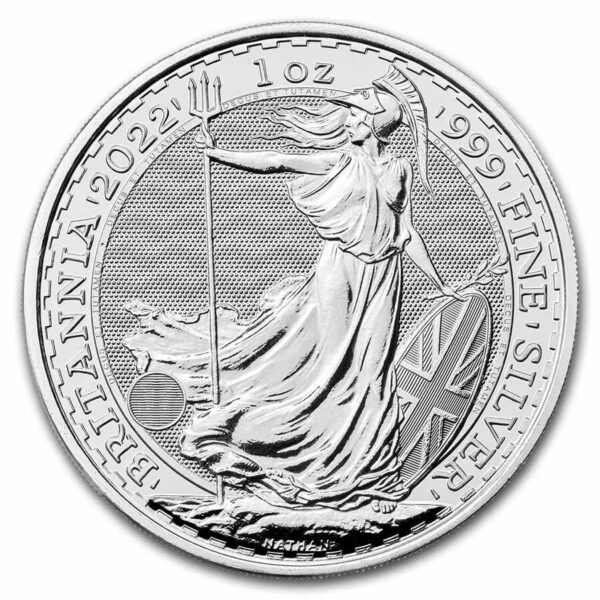 Royal Mint 2022 Britannia Silver Coin - 1 oz (Non-Capsulated)