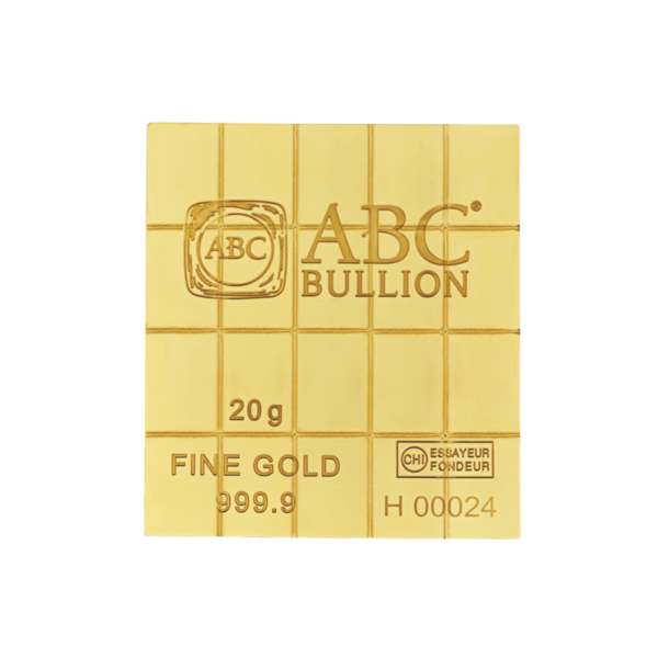 ABC 20 x 1g CombiBar Minted Gold Bar