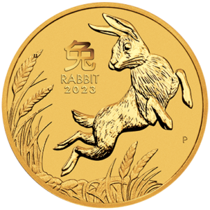 Perth Mint 2023 Lunar Rabbit Gold Coin - 2oz Perth Mint 2023 Lunar Rabbit Gold Coin - 2oz