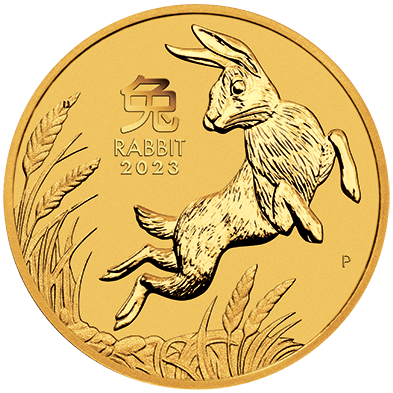 Perth Mint 2023 Lunar Rabbit Gold Coin - 2oz