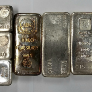 Low Premium Silver Cast Bar – 1kg (Assorted buybacks)