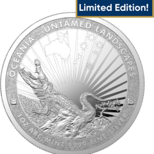 The Crocodile – Silver Coin Untamed Landscapes – 1 oz