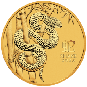 Perth Mint 2025 Lunar Snake Gold Coin - 1 oz (Limited Stock Available)