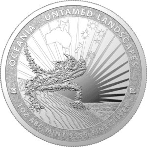 The Thorny Lizard – Silver Coin Untamed Landscapes – 1 oz