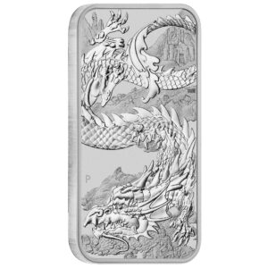 Perth Mint 2023 Dragon Rectangular Silver Coin -1 oz