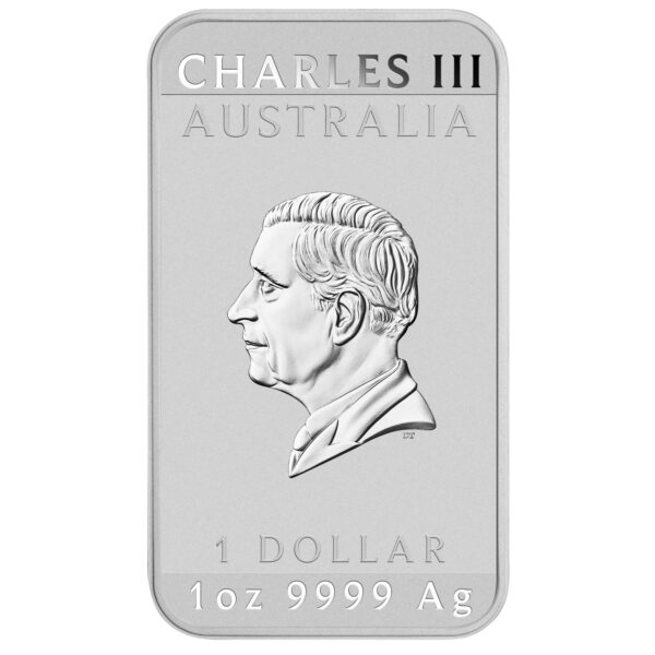 Perth Mint 2025 Dragon Rectangular Silver Coin -1 oz