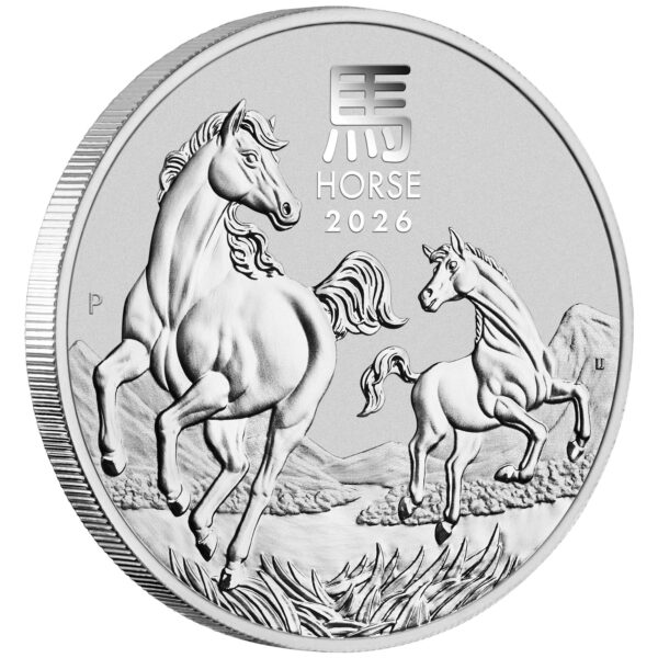 Perth Mint 2026 Lunar Horse Silver Coin - 1 oz