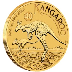 Perth Mint Kangaroo 2026 1 oz Gold Bullion Coin