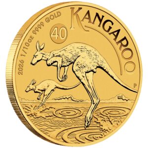 Perth Mint Kangaroo 2026 1/10 oz Gold Bullion Coin