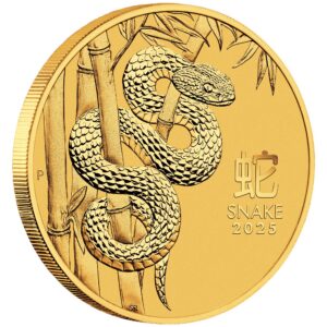 1/10 oz - Perth Mint Lunar Snake Gold Coin (Year 2025)