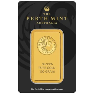 100g - Perth Mint Kangaroo Gold Minted Bar
