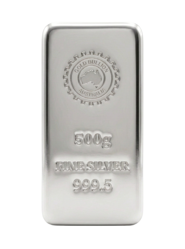 500g - GBA Silver Cast Bar