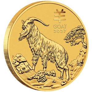 1 oz - Perth Mint Lunar Goat Gold Coin (Year 2027)